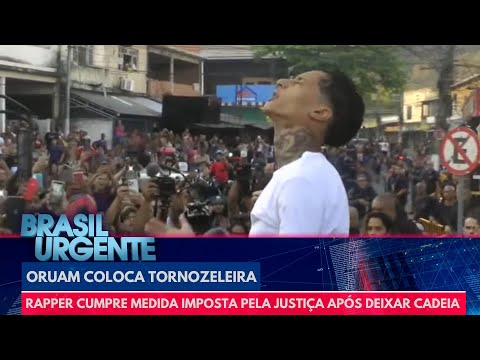 Após ser solto da prisão, Oruam coloca tornozeleira eletrônica | Brasil Urgente