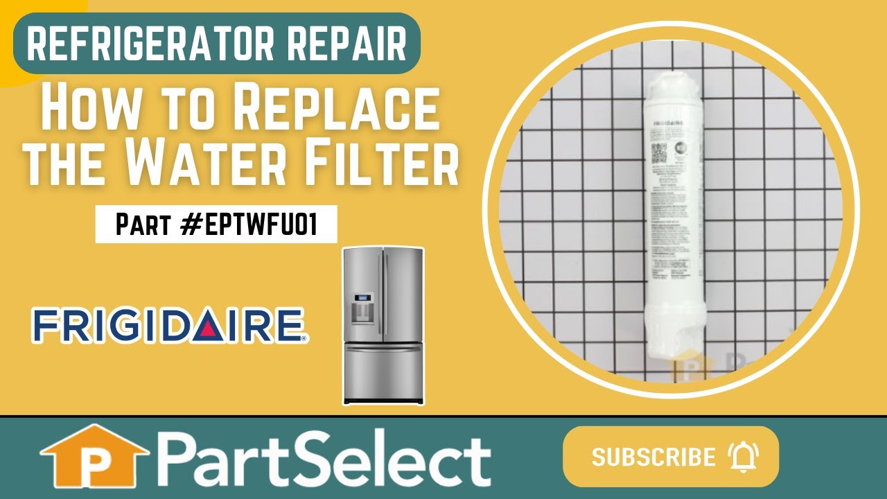 Replacing your Frigidaire Refrigerator Refrigerator Water Filter -  White