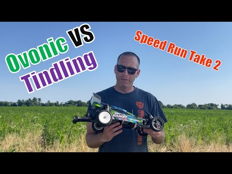 Ovonic VS Tindling 3s 5200 mAh - 58 mph LIPO Speed Runs - Test #2 in Stock Traxxas Bandit VXL