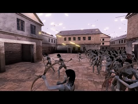 9.000 Elven Huntress vs 12.000 US Soldiers- Ultimate Epic Battle Simulator 2- UEBS 2