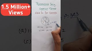 Reasoning Trick | SSC (CGL) reasoning question, reasoning tricks, short tricks #shorts #mathstrick