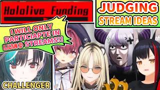 Holo-members Judging Stream Ideas [ENG SUB] Hololive Houshou Marine FLOW GLOW
