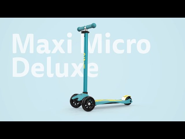 Самокат Micro серии Maxi Deluxe" - Вулканический серый"