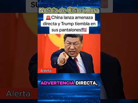 China amenaza a Trump guerra con Iran #trump #noticias #china #iran #eeuu #iran