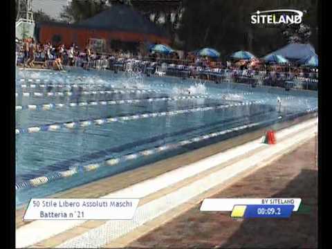 Serie 21 dei 50 Stile Libero  Assoluti Maschi Master - 11 Memorial Andrea Bettiol