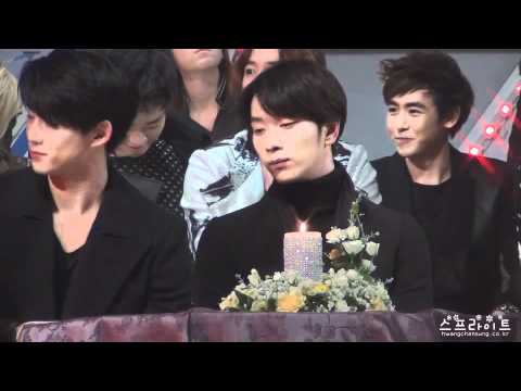 [FANCAM] 111229 SBS Gayo Daejun - Audience/Interview Cut (Chansung focused)