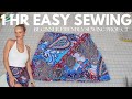 Quick Easy Sewing Project For Beginners DIY Mini Skirt Tutorial