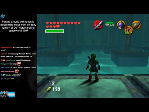 Playing with early Ocarina of Time Beta Maps