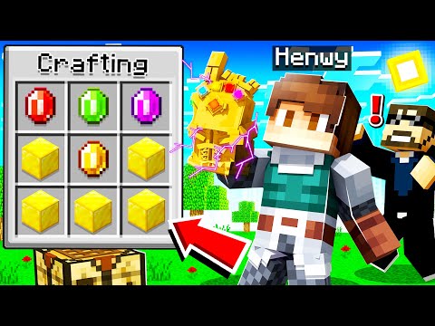 CRAFTING THE INFINITY GAUNTLET in INSANE CRAFT!