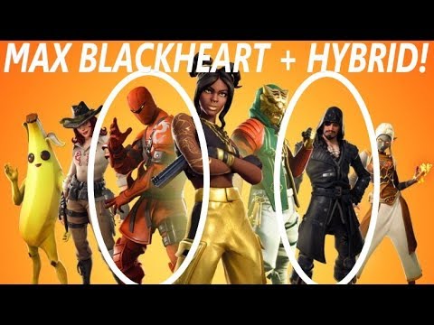 how to unlock max blackheart hybrid skins fast fortnite season 8 free rewards - dessin fortnite saison 8 hybride