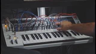 Video thumbnail for Waldorf KB37 and Behringer System 100 by Tim Shoebridge