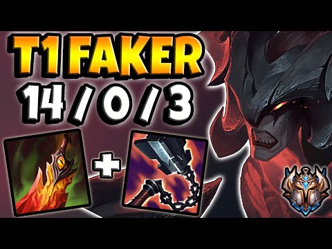T1 Faker Aatrox vs Sylas [ MID ] Patch 11.21 Ranked Challenger EUW ✅