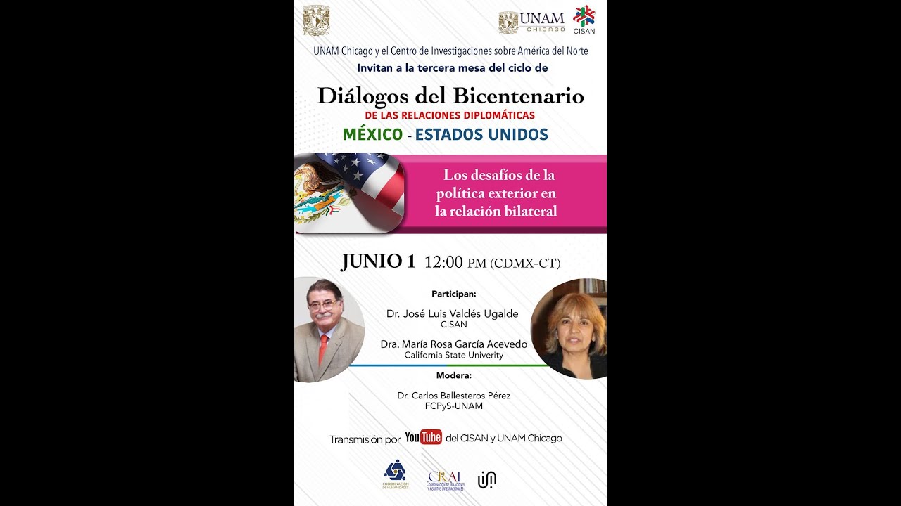 Diálogos del Bicentenario de las Relaciones Diplomáticas entre MEX-EEUU (Tercera mesa)