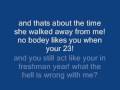 blink 182 - whats my age again with lyrics 