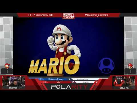 CFL Smackdown 170 WiiU - Hoover (Diddy Kong) vs Bolshak (Mario) - Winners Quarters