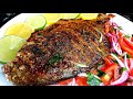 How to Grill a Tasty Whole Pompano Fish | Oven Grilled Pompano Fish