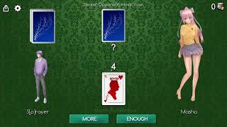 Blackjack of Strip Gameplay #rigged #cardgame