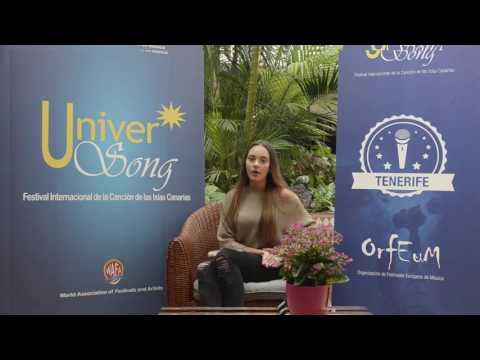 Universong 2016 - Entrevista - Interview - Bilyana Lazarova (Bulgaria)