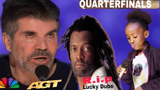 Download lagu EMOTIONAL LUCKY DUBE'S NEPHEW PARTICIPATED AGT QUARTERFINALS SINGING 'Crazy World' | SIMON CRIED😭💔 mp3