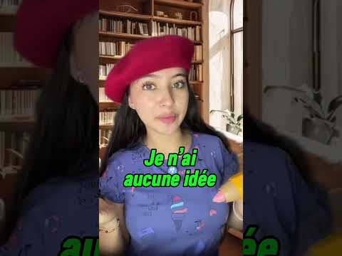 🧠 Another way to say “I don’t know” in French? 🇫🇷