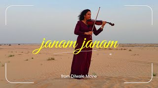 Download lagu Janam Janam | Dilwale |  Violin Cover @lyricalmelodyline5003 mp3