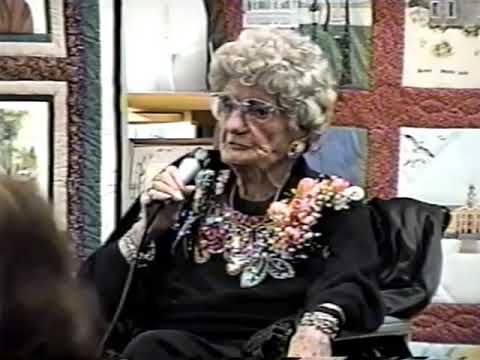 As I Remember It - Irene Burgess Remembers Wareham, MA - January 10, 1999