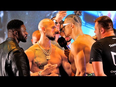 Andrew Tate vs Chase Demoor - Full Weigh in & Face Off Video