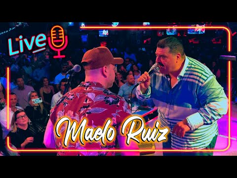 Maelo Ruiz & Oscar Arriaga -  Regálame Una Noche   * En Vivo Houston*.    #maeloruiz