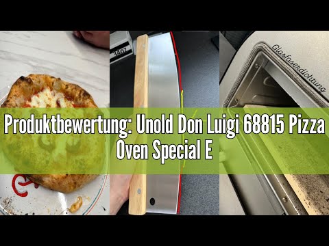 Produktbewertung: Unold Don Luigi 68815 Pizza Oven Special Edition Electric 450 °C Includes Accessor