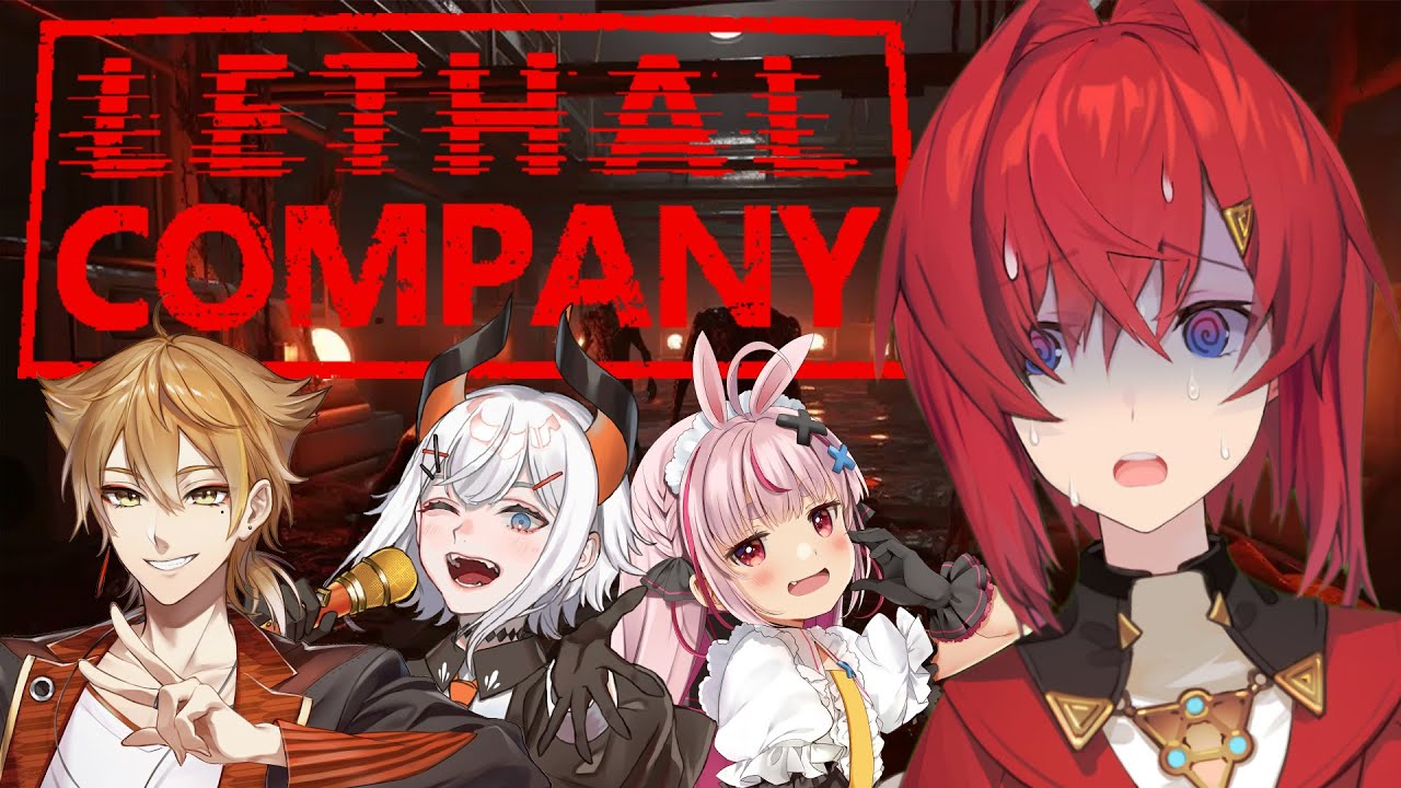 【Lethal Company】前からやりたかったホラゲ！！このメンバーなんだｧ！！？？【にじさんじ/伏見ガク/レヴィ・エリファ/兎鞠まり/アンジュ・カトリーナ視点】