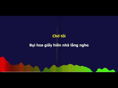 Bụi Hoa Giấy -  Trang- Karaoke