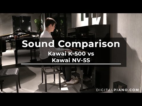 Acoustic VS Digital Sound Comparison: K-500 vs NV-5S | Digitalpiano.com