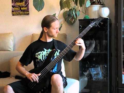 JS Bach - Presto from Violin Sonata #1 (full) on Bass by Jacob Schmidt