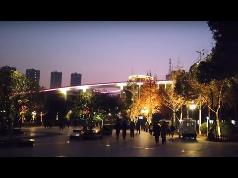 Falscher Hase - Abschiedsreise - Central Wuhan China footage before outbreak dec19 - Streets of Asia