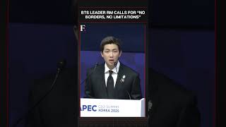 Download lagu #FirstpostNews: BTS’s RM in First-Ever K-pop Address at APEC CEO Summit mp3