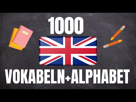 1000 Englische Vokabeln und das ABC! Englisch Lernen für Kinder und Anfänger! Online Englischkurs