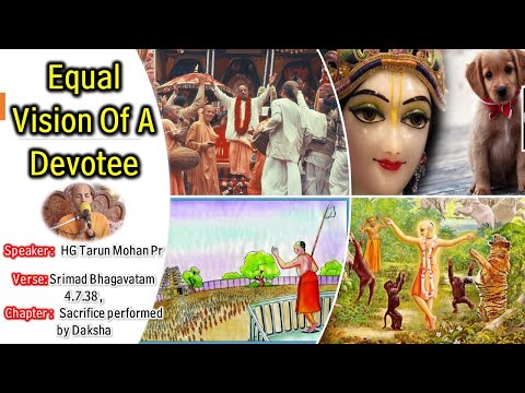 Equal Vision of a Devotee I  Srimad Bhagavatam 4.7.53 by HG Tarun Mohan Prabhu