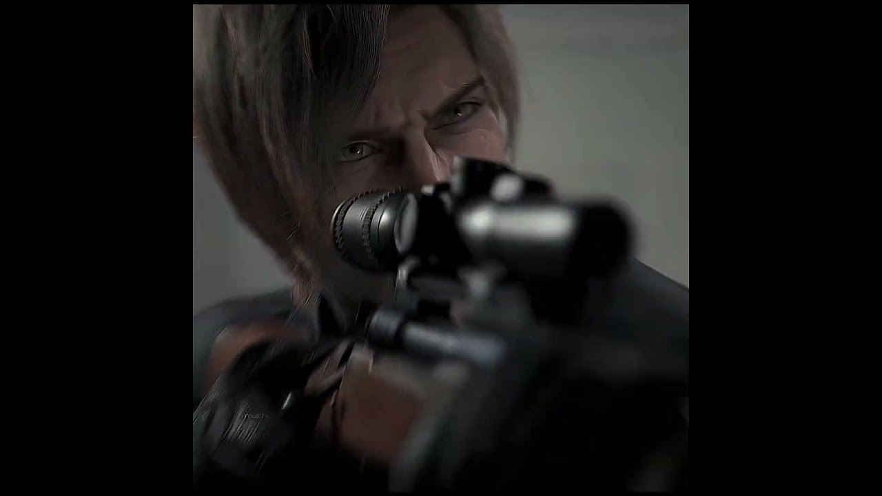 Sniper sniper...leon leon- #residentevil #shorts