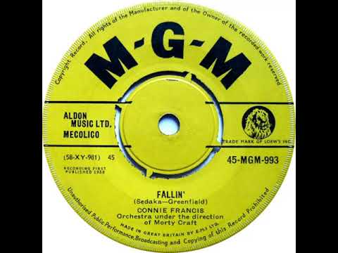 UK New Entry 1958 (177) Connie Francis - Fallin'