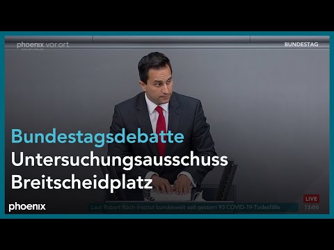 Bundestagsdebatte 1. Bericht des Untersuchungsausschusses zum Breitscheidplatz-Attentat am 24.06.21
