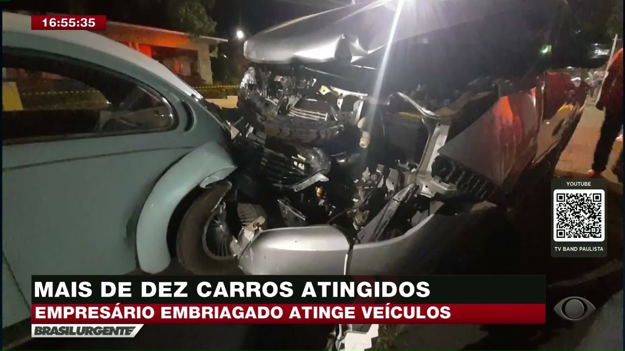 Empresário embriagado atinge veículos em Santa Cruz do Rio Pardo