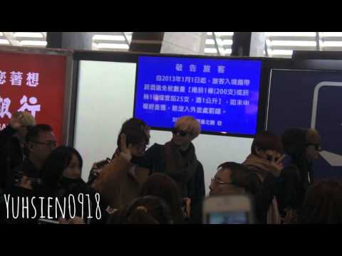 160110 BTS（방탄소년단）桃園國際機場出境