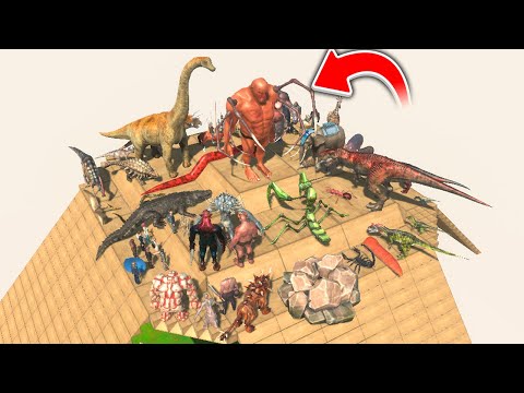 ⚡ Who is the CHAMPION of all Units? Hill Giant vs All Units🦖 Animal Revolt Battle Simulator 🦕