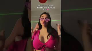 Braless no bra bouncy bouncing boobs dancing tiktok nip slip boob
