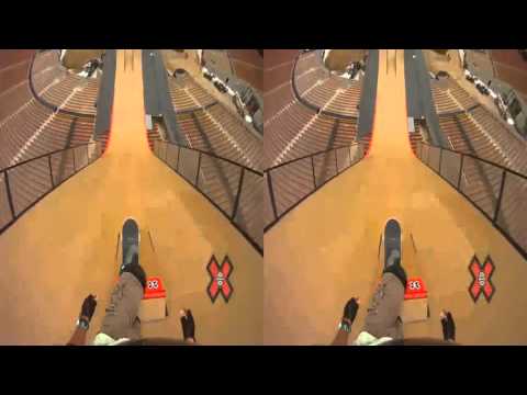 GoPro HD  Skateboard Big Air with Andy Mac   X Games 16 3d sbs vr