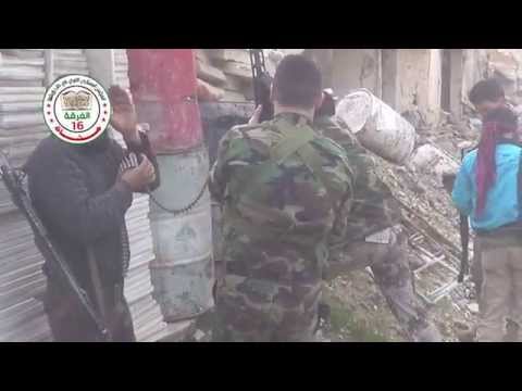 استهداف نقاط تمركز قوات النظام في حي الأشرفية في حلب بواسطة الرشاشات الثقيلة والمتوسطة من قبل الفرقة 16 مشاة