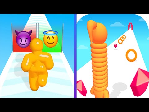 Tall Man Run VS Long Neck Run - All Level Android iOS Gameplay #1