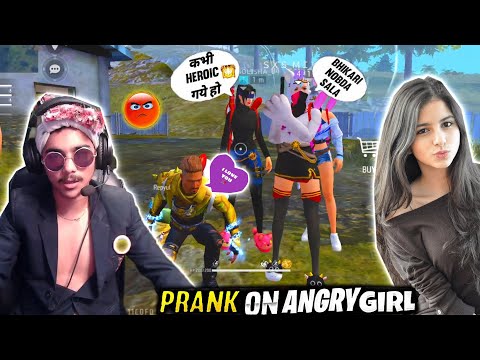 PRANK ON ANGRY CUTE GIRL ON SC RANKED😱
