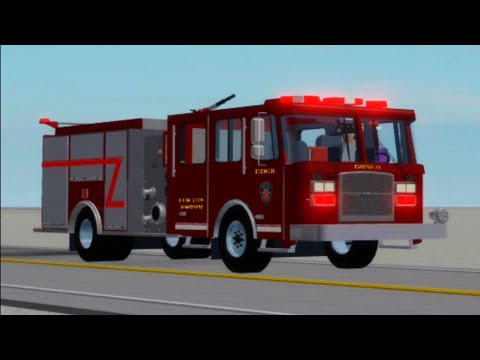 Buffalo FD E21 Arriving On Scene of a MVA