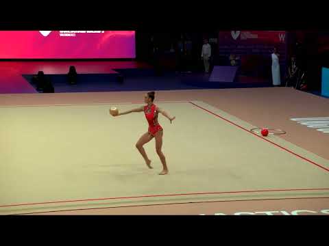 BEREZINA Polina (ESP) - 2023 Rhythmic Worlds Qualifications BA Individual